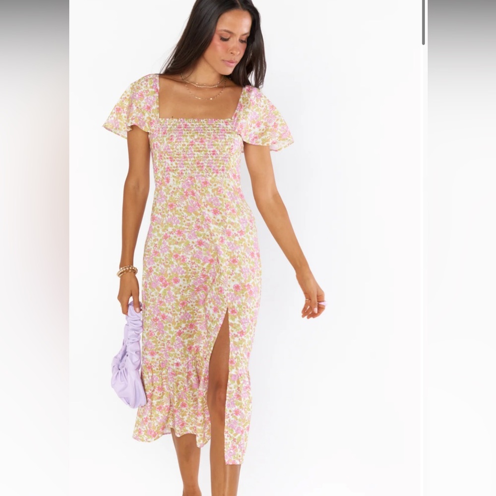 Brenda Floral Midi Dress